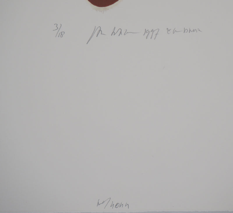 Jan NAEZER : Domination abstraite, 1997  - Gravure (détail)