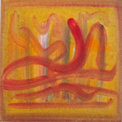 Ervin NEUHAUS : Embrasement - Gouache