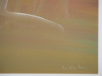 Ervin NEUHAUS : Oscillations - Gouache (détail)