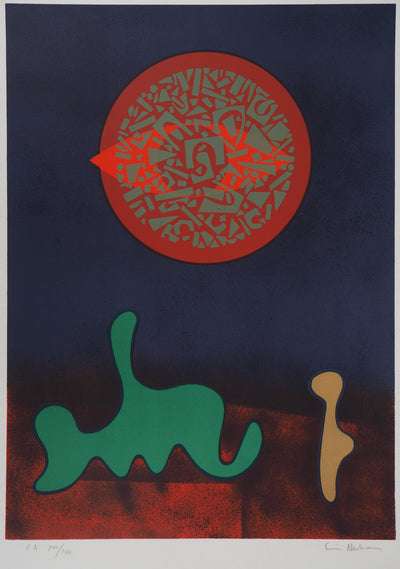 Ervin NEUHAUS : L'aube - Lithographie