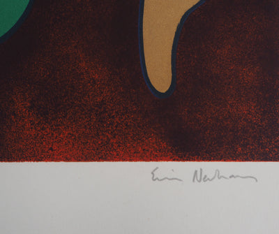 Ervin NEUHAUS : L'aube - Lithographie (détail)