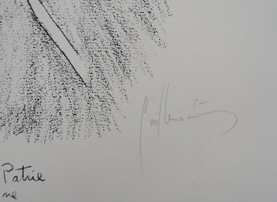 Guillermo NUNEZ : Les entrailles de ma patrie - Lithographie (détail)
