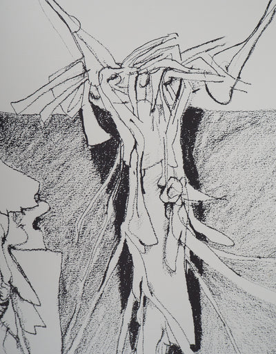 Guillermo NUNEZ : Les entrailles de ma patrie - Lithographie (détail)