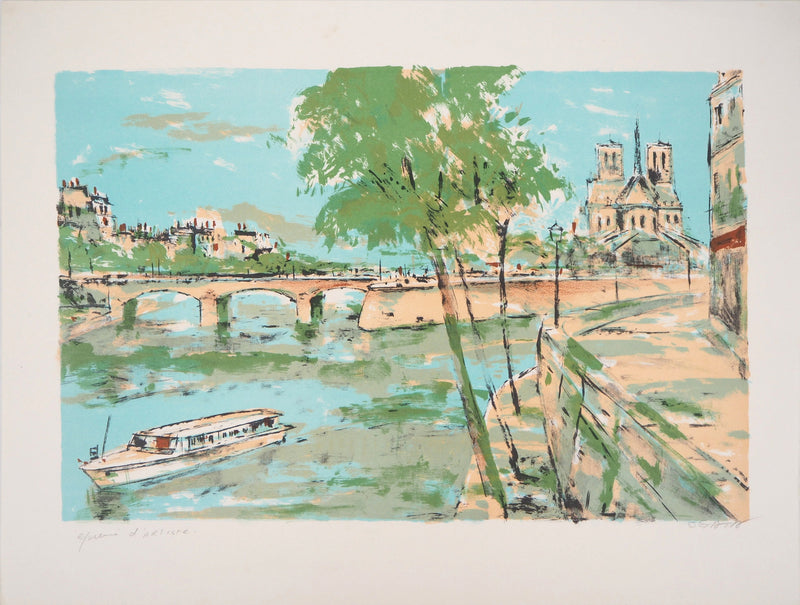 Kazunari OGATA : Paris - Lithographie