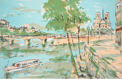 Kazunari OGATA : Paris - Lithographie (détail)