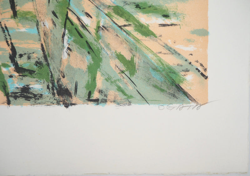 Kazunari OGATA : Paris - Lithographie (détail)