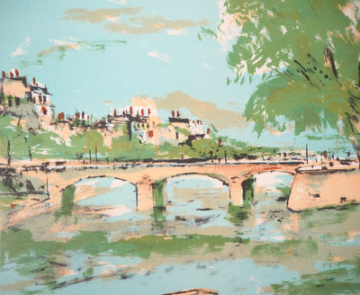 Kazunari OGATA : Paris - Lithographie (détail)