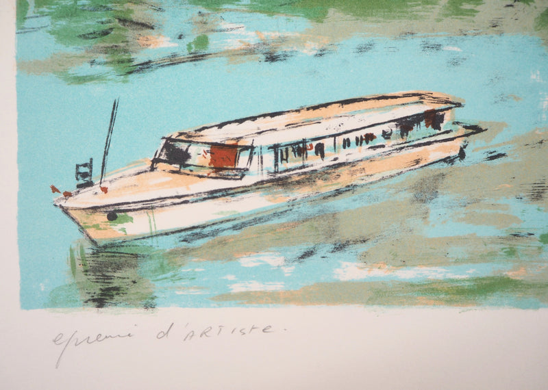 Kazunari OGATA : Paris - Lithographie (détail)