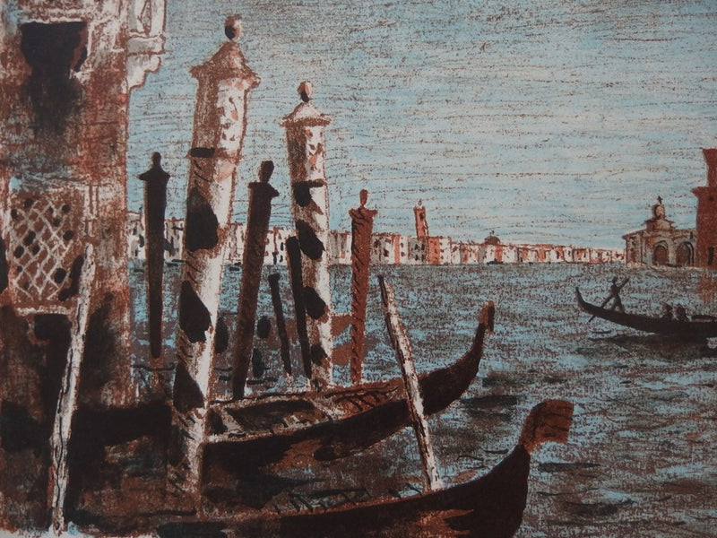 Roland OUDOT :  - Lithographie (détail)