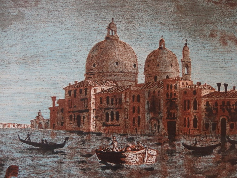 Roland OUDOT :  - Lithographie (détail)