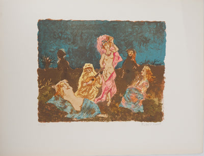 Roland OUDOT : Danse de minuit - Lithographie