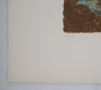 Roland OUDOT : Danse de minuit - Lithographie (détail)