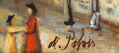 Michel PABOIS : Avenue des Champs-Elysées - Tableau (détail)