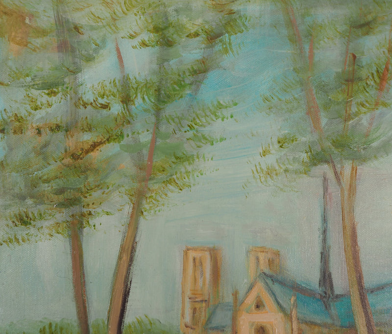 Michel PABOIS : Bouquinistes - Tableau (détail)