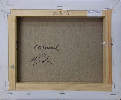 Michel PABOIS : Le Caroussel - Tableau (détail)