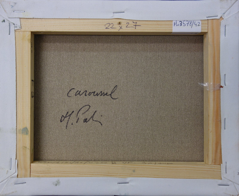 Michel PABOIS : Le Caroussel - Tableau (détail)