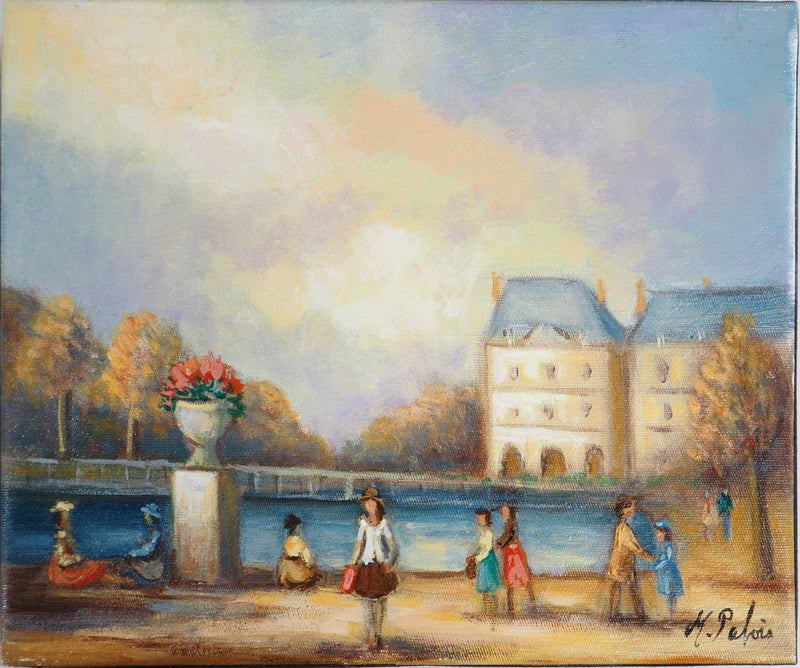 Michel PABOIS : Vue historique de Paris : le Luxembourg - Tableau