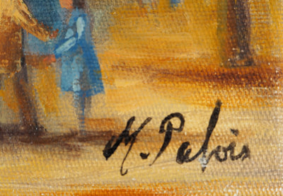 Michel PABOIS : Vue historique de Paris : le Luxembourg - Tableau (détail)