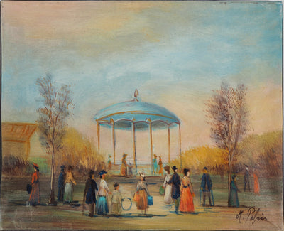 Michel PABOIS : Le Kiosque - Tableau