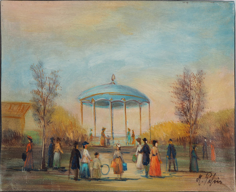 Michel PABOIS : Le Kiosque - Tableau