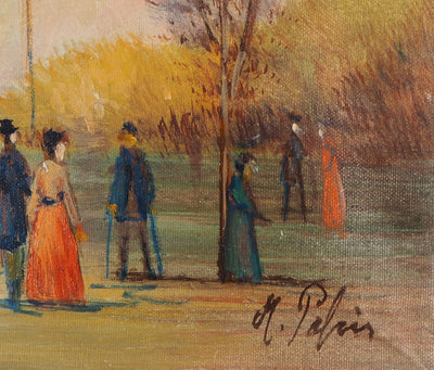 Michel PABOIS : Le Kiosque - Tableau (détail)