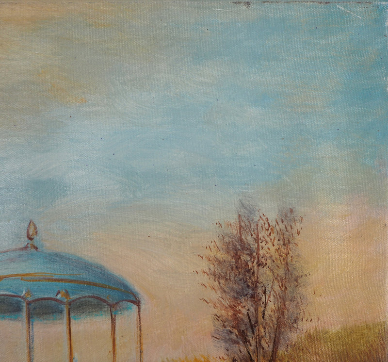 Michel PABOIS : Le Kiosque - Tableau (détail)