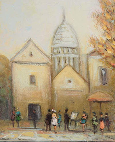 Michel PABOIS : Montmartre - Tableau (détail)