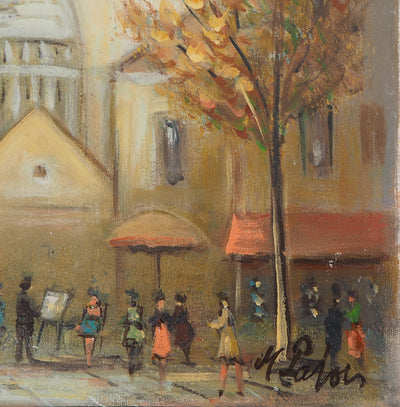 Michel PABOIS : Montmartre - Tableau (détail)