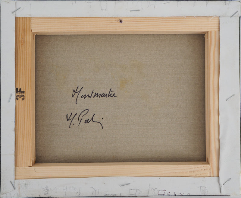 Michel PABOIS : Montmartre - Tableau (détail)