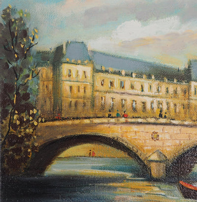 Michel PABOIS : Musée du Louvre - Tableau (détail)