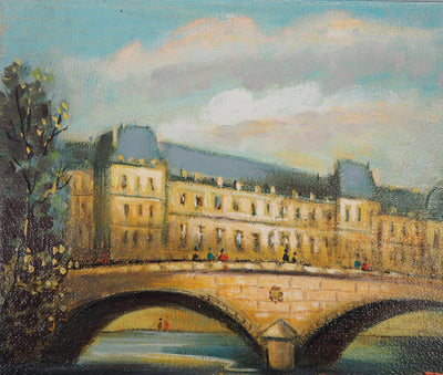 Michel PABOIS : Musée du Louvre - Tableau (détail)