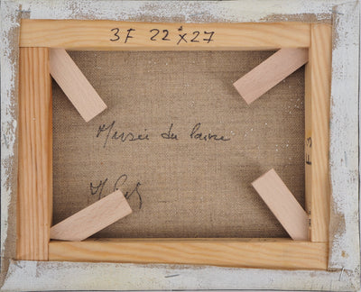 Michel PABOIS : Musée du Louvre - Tableau (détail)