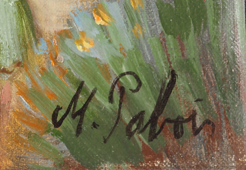 Michel PABOIS : Paris : une après-midi au carrousel - Tableau (détail)