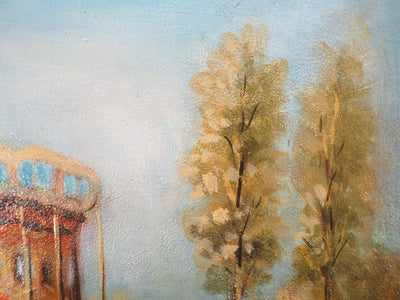 Michel PABOIS : Paris : carrousel du jardin des Tuileries - Tableau (détail)