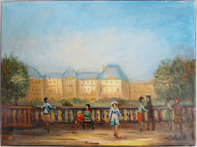 Michel PABOIS : Paris : journée au jardin du Luxembourg  - Tableau