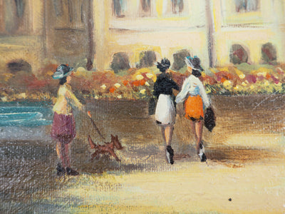 Michel PABOIS : Paris : Jardin du Luxembourg - Tableau (détail)