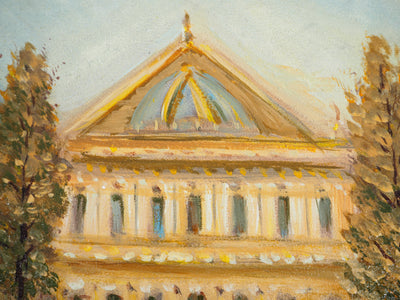 Michel PABOIS : Paris : l'Opéra Garnier - Tableau (détail)