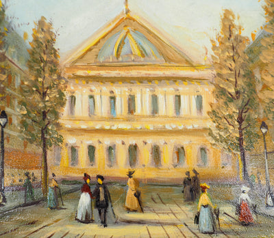 Michel PABOIS : Paris : l'Opéra Garnier - Tableau (détail)