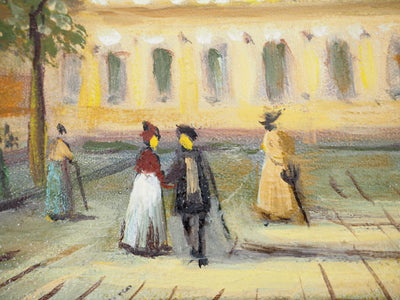 Michel PABOIS : Paris : l'Opéra Garnier - Tableau (détail)