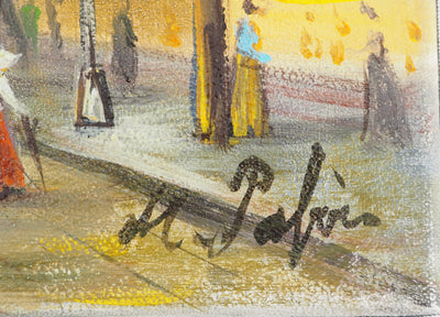 Michel PABOIS : Paris : l'Opéra Garnier - Tableau (détail)