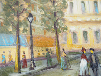 Michel PABOIS : Paris : l'Opéra Garnier - Tableau (détail)