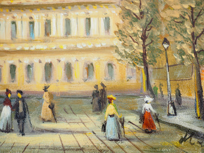 Michel PABOIS : Paris : l'Opéra Garnier - Tableau (détail)