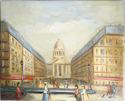 Michel PABOIS : Paris : place du Panthéon  - Tableau