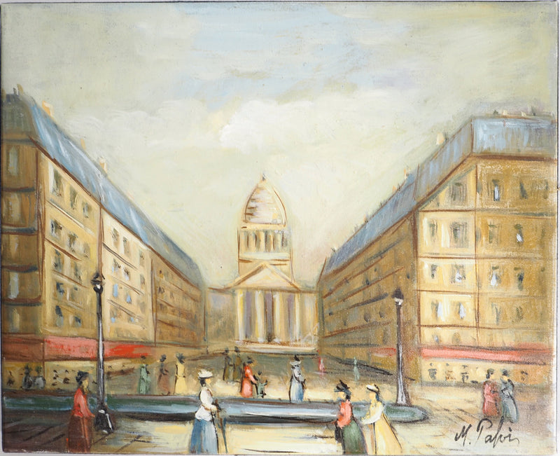 Michel PABOIS : Paris : place du Panthéon  - Tableau