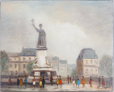 Michel PABOIS : Paris, Place de la République - Tableau