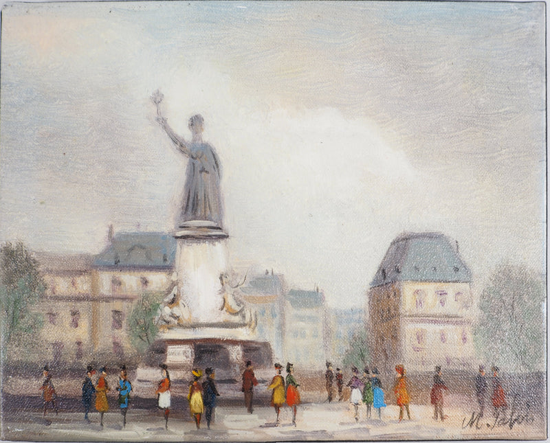Michel PABOIS : Paris, Place de la République - Tableau