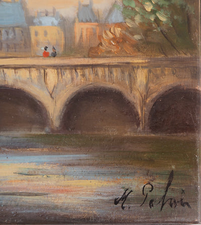 Michel PABOIS : Pont Neuf - Tableau (détail)