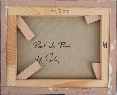 Michel PABOIS : Pont Neuf - Tableau (détail)