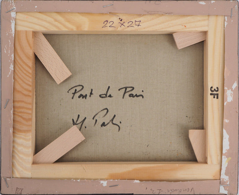 Michel PABOIS : Pont Neuf - Tableau (détail)