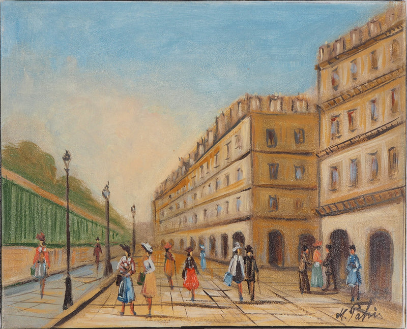 Michel PABOIS : Rue de Rivoli - Tableau